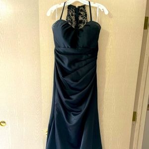 Black floor length dress